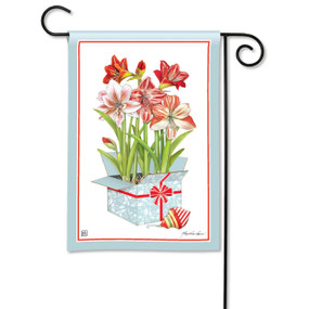 Amaryllis Box Garden Flag