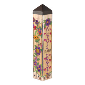 Our Hearts Remember 20" Art Pole