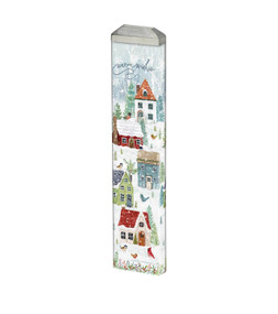 Snow Village 13" Mini Art Pole