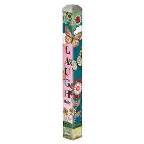 Patchwork Flutters 16" Mini Art Pole