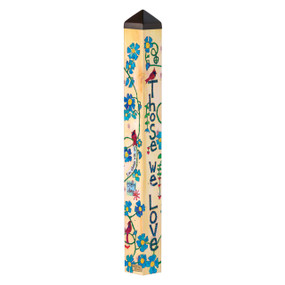 Walk Beside Us 40" Art Pole