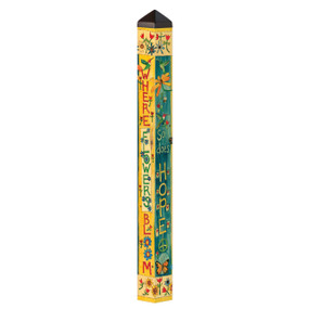 Where Flowers Bloom 60" Art Pole