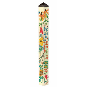Life in Full Bloom 60" Art Pole