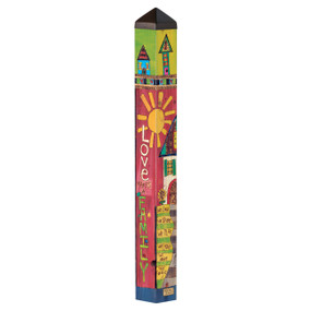 Family Home 40" Art Pole