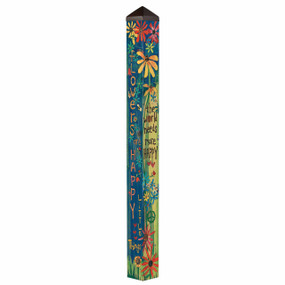The World Needs More Happy 60" Art Pole