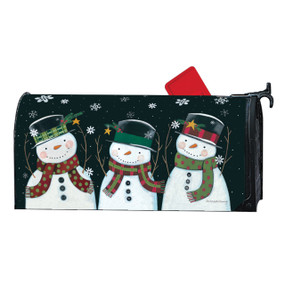 Nighttime Snowman MailWrap
