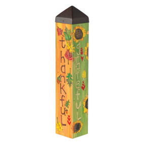 Thankful, Grateful, Blessed 20" Art Pole