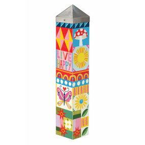 Summer Quilt 20" Art Pole