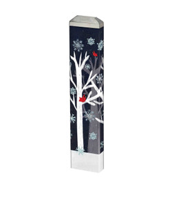Winter Trees 13" Mini Art Pole