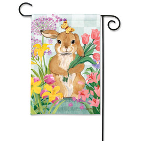 Bunny Bouquet Garden Flag