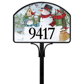 Snowmen Birds Yard DeSign