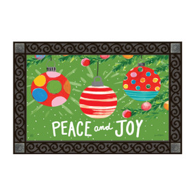 Peace and Joy Ornaments MatMate