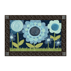 Blue Flowers MatMate