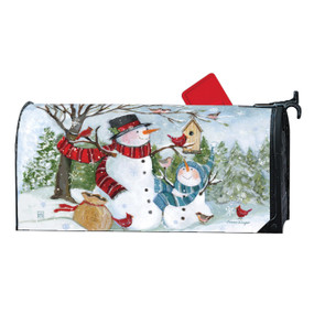Snowmen Birds MailWrap