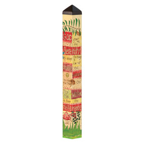 Serenity Prayer 40" Art Pole