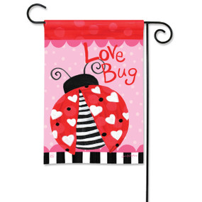 Lady Love Bug Garden Flag