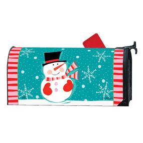Snowman with Blue background MailWrap