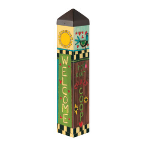 Crazy Coop 20" Art Pole