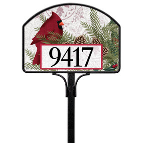 Warmest Wishes Cardinal Yard DeSign