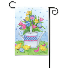 Easter Bouquet Chicks Garden Flag