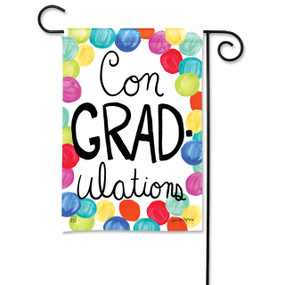 Con-GRAD-ulations Garden Flag