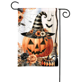 Vintage Jack O'Lantern Garden Flag