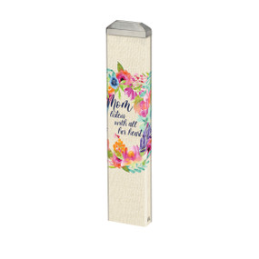 A mom listens with her heart 13" Mini Art Pole