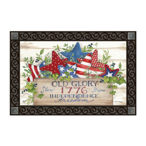 Old Glory Patriotic Stars MatMate