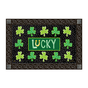 Lucky Horse Shoe & Shamrocks MatMate