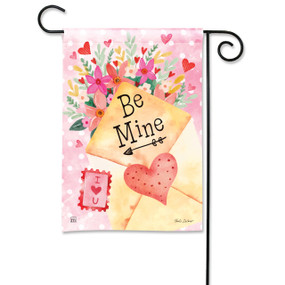 Valentine Flowers Garden Flag
