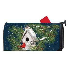 Birdhouse in Winter MailWrap