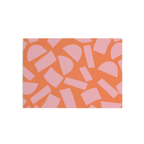 Sunkissed Scatter Orange Sole Flair 20" x 14" by Ampersand Design Studio