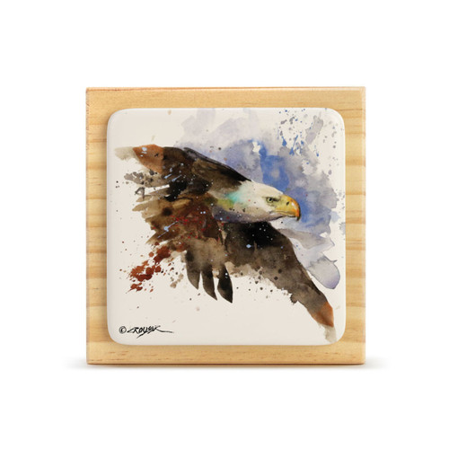 Bald Eagle Block with Tile