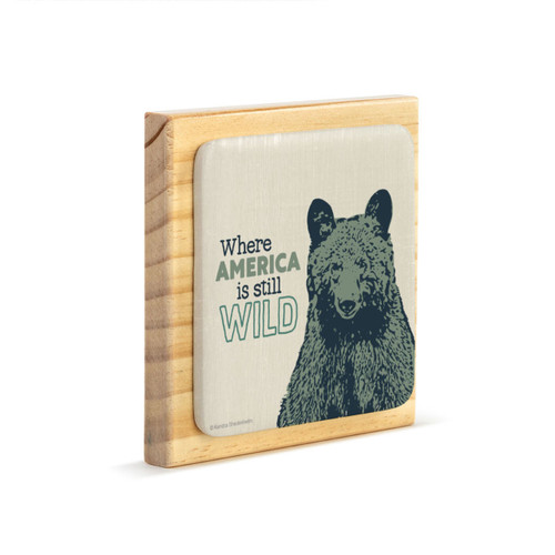 Still Wild Bear Block with Tile