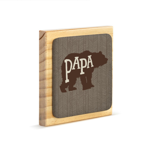 Papa Bear Block with Tile