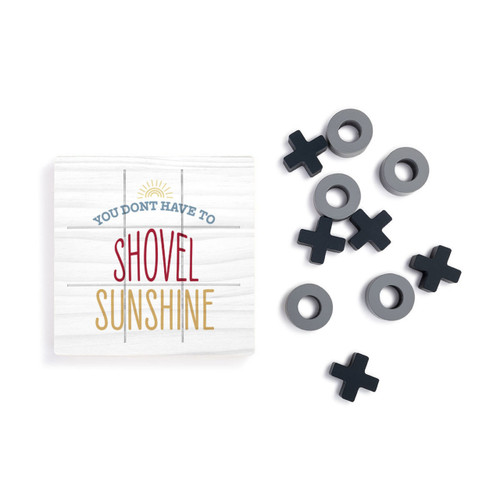 Shovel Sunshine Tic Tac Toe Game