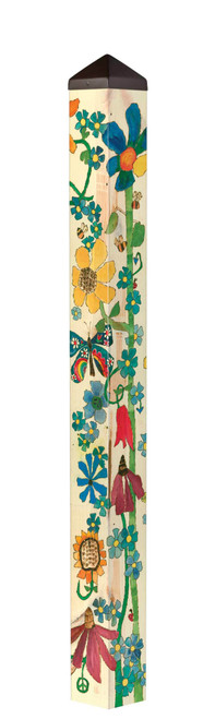 Life in Full Bloom 60" Art Pole