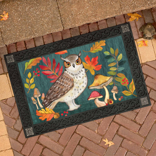 Fall Forest Owl MatMate slide 