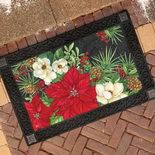 Holiday Floral MatMate slide 