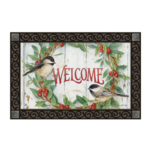 Chickadee Wreath MatMate slide 