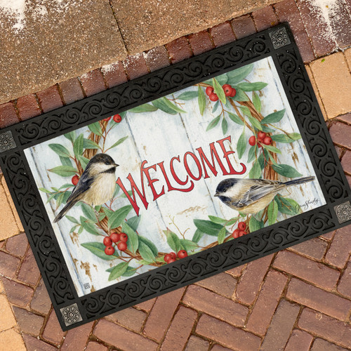 Chickadee Wreath MatMate slide 