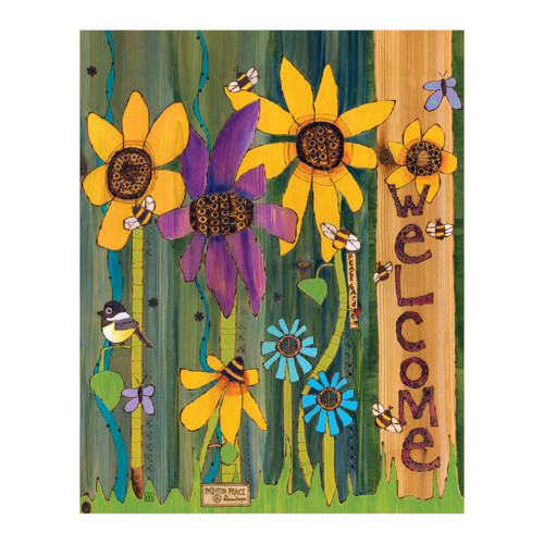 Peace Garden 20" Art Pole slide 