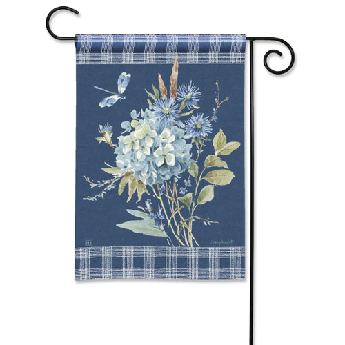 Bohemian Blue Garden Flag slide 