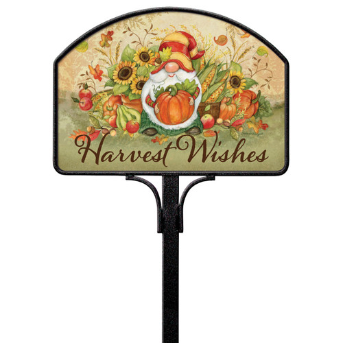 Harvest Gnome Yard DeSign slide 