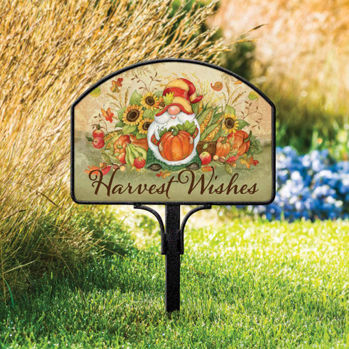 Harvest Gnome Yard DeSign slide 