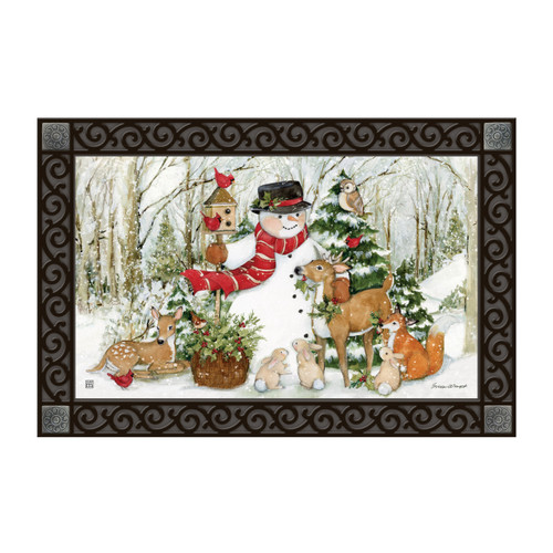 Woodland Snowman MatMate slide 