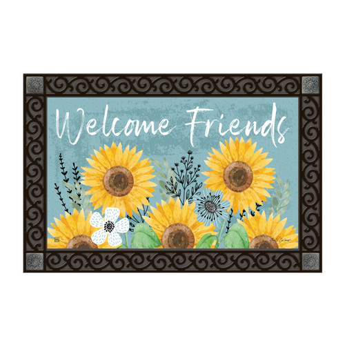 Flowery Teacup MatMate slide 