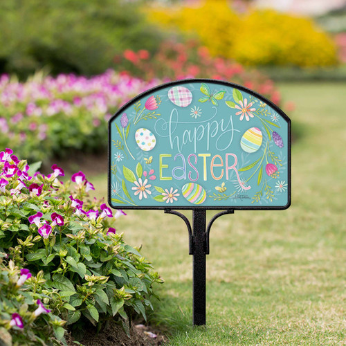 Happy Easter Yard DeSign slide 