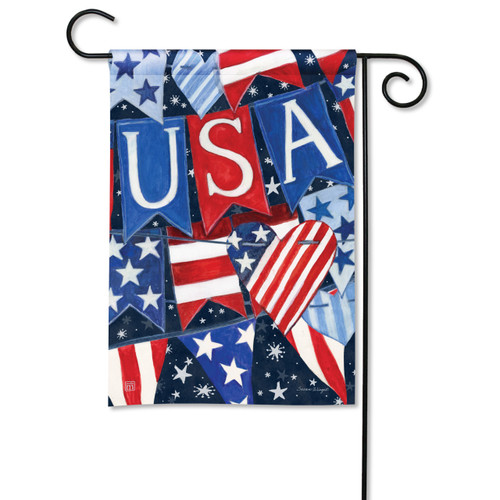 USA Banner Garden Flag slide 