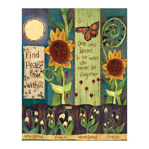 Find Peace 20" Art Pole slide 